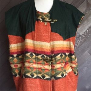 Vintage Aztec Print Vest